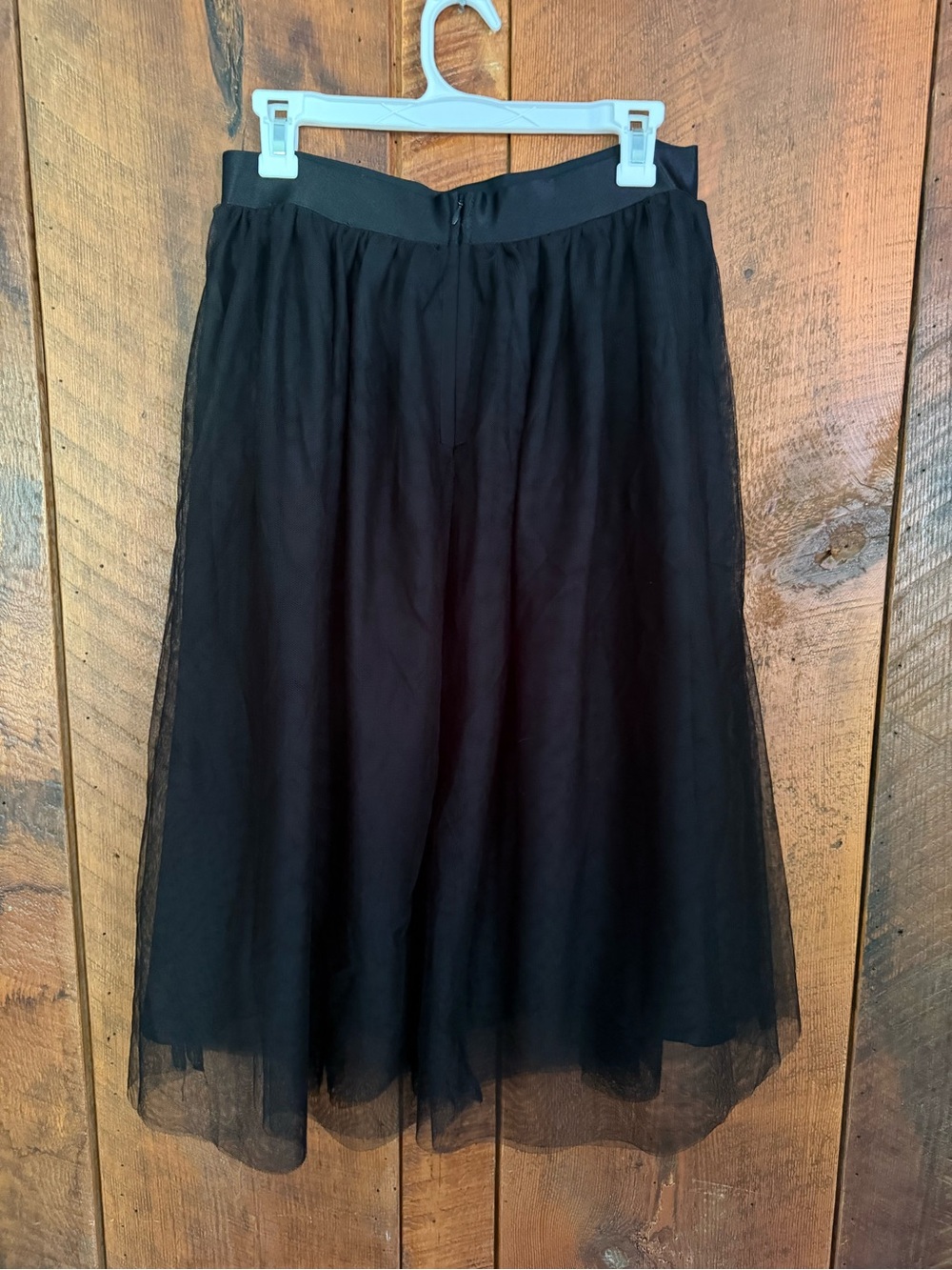 Cynthia Rowley Black Tulle Layered Midi Skirt Whimsigoth Party Ballerina Sz 6 - Picture 3 of 8